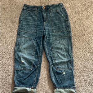 Anthropologie Pilcro The Wanderer Relaxed blue denim jeans